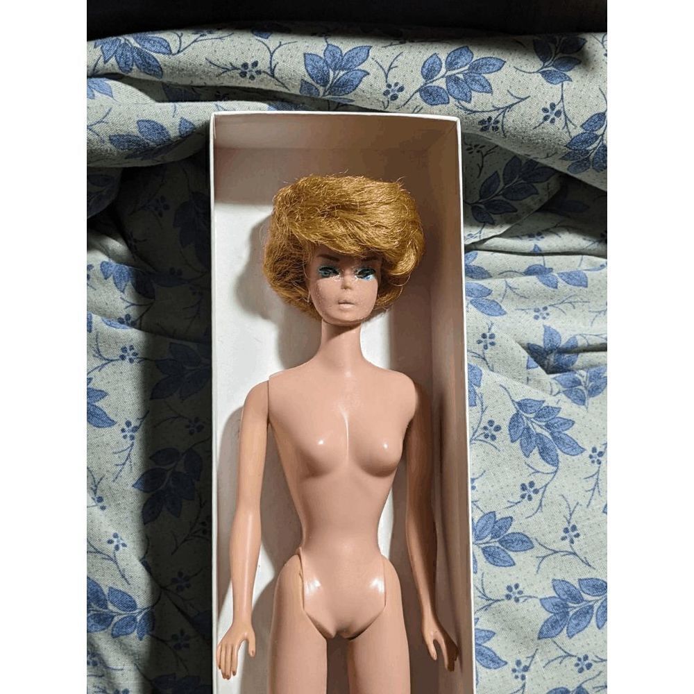 VINTAGE MATTEL 1966 BLONDE BUBBLECUT #3 MIDGE DOLL W/EYELASHES